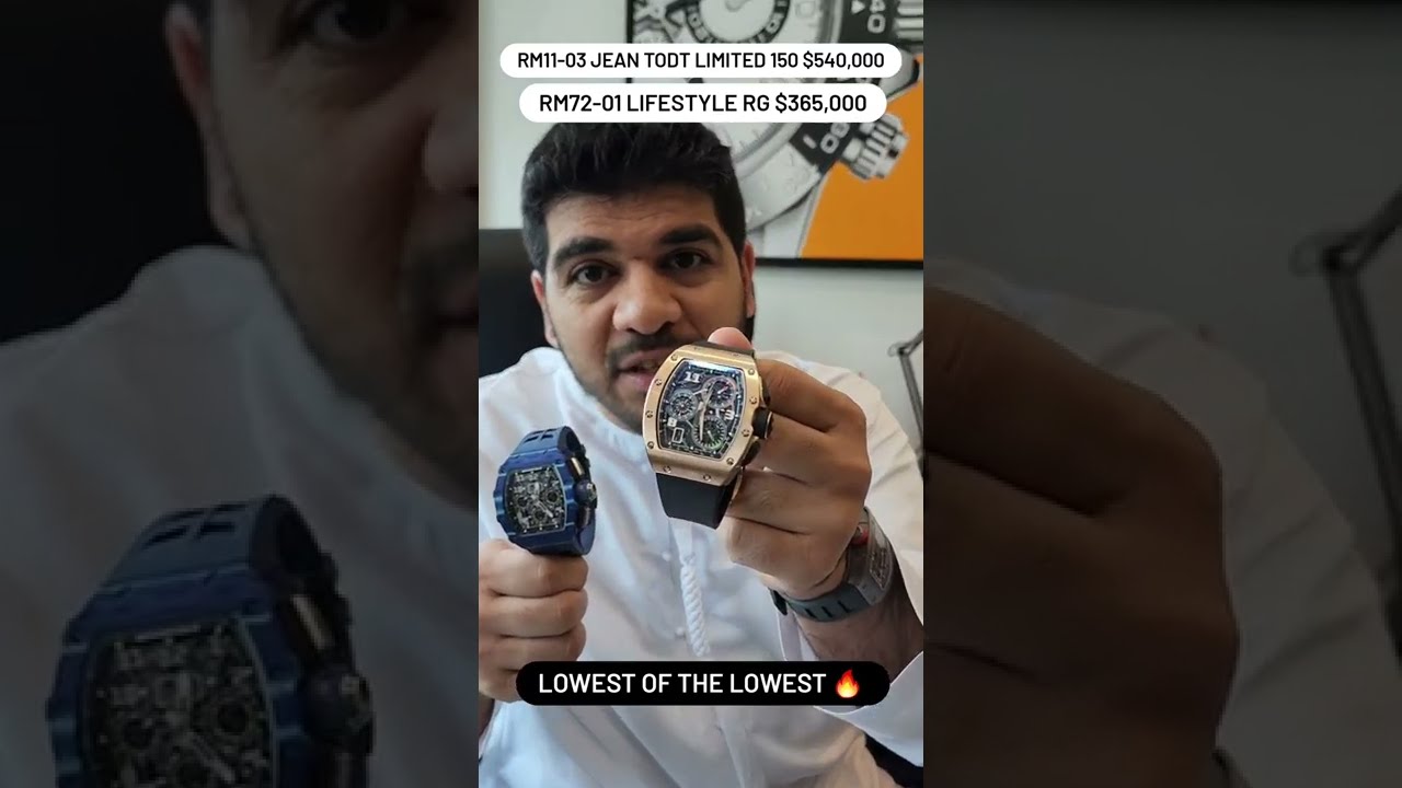RM11-03 Jean Todt Limited 150 pieces and RM 72-01 Lifestyle RG Deals