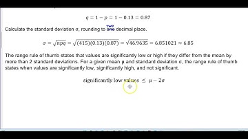 Math 14 5.2.37-T Use the range rule of thumb