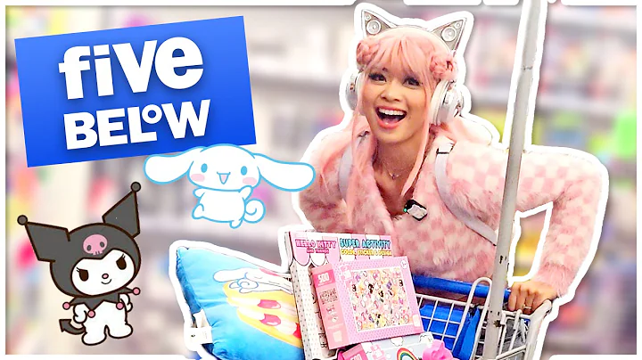 SUGARSTAR BUYS EVERY SANRiO iTEM AT *FiVE BELOW!* Cinnamoroll, Kuromi, Hello Kitty! $$$