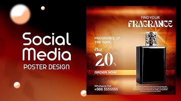 How to Make Perfume Social Media Post Design