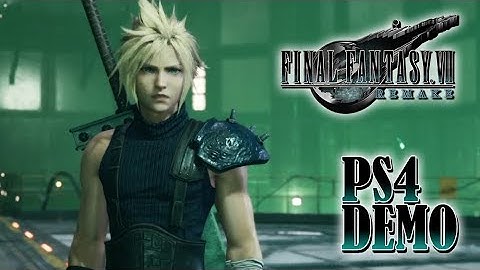 Final Fantasy VII Remake (Full PS4 Demo)