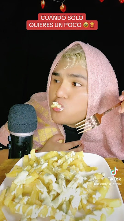 Dejame una papas fritas! 🥹🍟 #asmr #comida #food