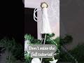 Christmas Tree Angel Topper
