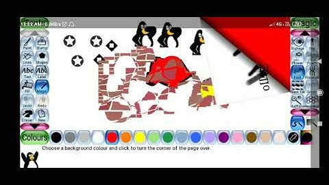 Exploring Tux paint features!! 1st video 😀