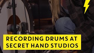 Recording Drums at Secret Hand Studios with Focusrite & Westlake Pro