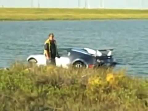 Bugatti Veyron vs Lake! Will it float?