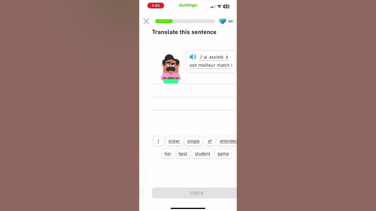 Let’s learn French with Duolingo beginner section 5 adventurer unit 8