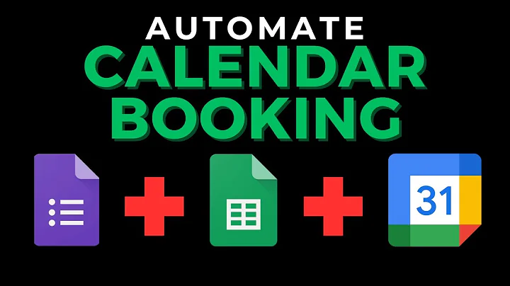 📅 How to Build an Automatic Appointment Booking System (Google Sheets/Forms/Calendar)