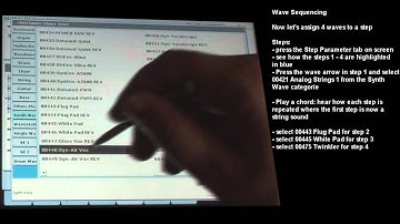 Korg Kronos Tutorial: 09 Wave Sequences (Motion Pads)