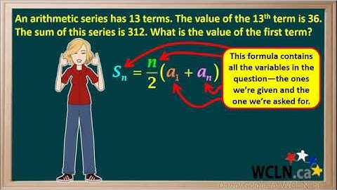 WCLN -  Arithmetic Series Examples
