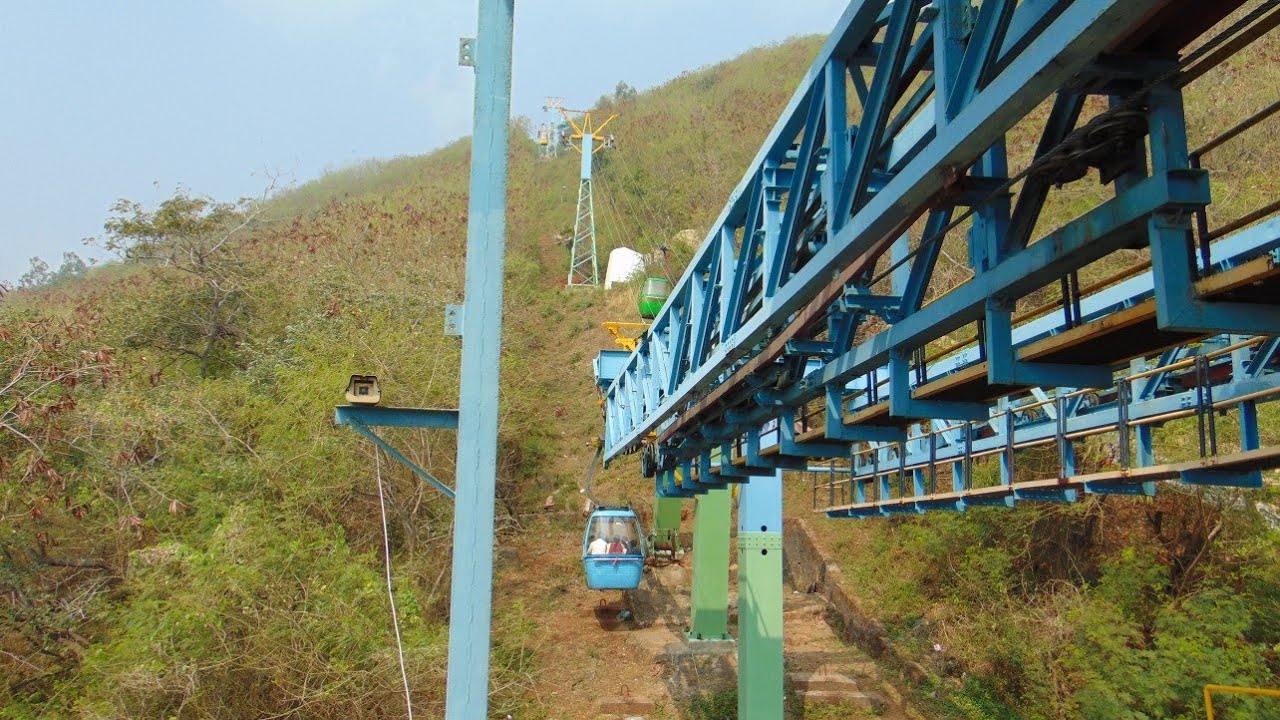 Ropeway or Cable Car ride from Kailasagiri to Visakhapatnam - YouTube