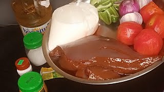 we are cook liver with milk recipe(Ekibumba mumatta)