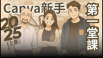 (上集)Canva零基礎上手．2025 Canva首頁完整導覽．教你從頭開始用Canva !