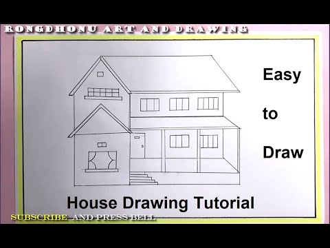 Video: Hoe Teken Je Een Mooi Huis