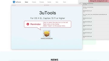 Hướng dẫn cách cài ứng dụng 3utools, quản lý Iphone, Ipad cho máy Macbook MacOS