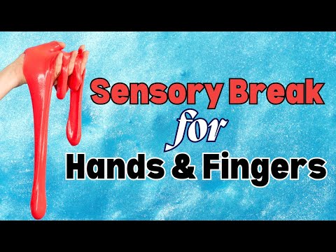 Learn to Distress with Slime l Calming Hand ASMR Workout l Improve Strength and Fine Motor Skills