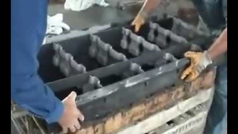 CLC mold Cellular Light Weight Concrete  Foam Bricks Blocks mould