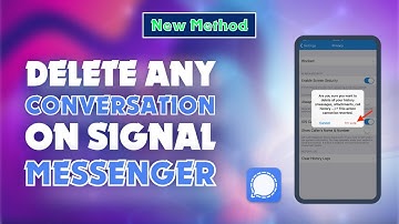 How to Delete Any Conversation on Signal Messenger 2024 | Skill Wave