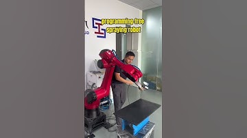 No programming spray robot # spray robot # six-axis robot # industrial robot # industrial automation