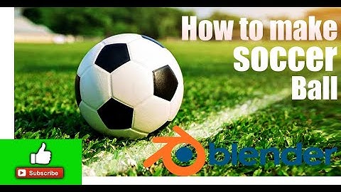 How to make Soccer ball in BLENDER 2.8 |  TUTORIAL VIDEO