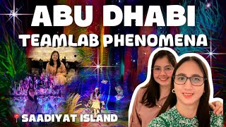 AMAZING IMMERSIVE EXPERIENCE AT TEAMLAB PHENOMENA ABU DHABI
