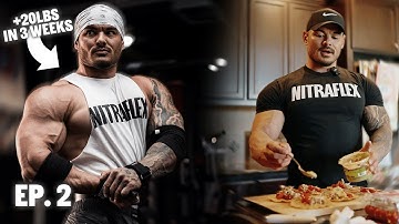 Bulking diet: full day of getting HUGE | Earned, Not Given | ep. 2