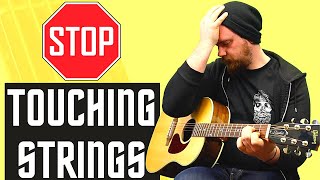 How To Play Guitar Chords Without Touching Other Strings | Guitar Lesson + Tutorial Resimi