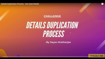 RPA Real Time Project #3 - Details Duplication Process - Solution