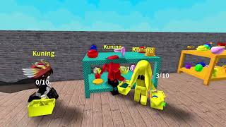 Yuta, Mio Dan Baby Celine Makan Makanan Sesuai warna Baju || ROBLOX