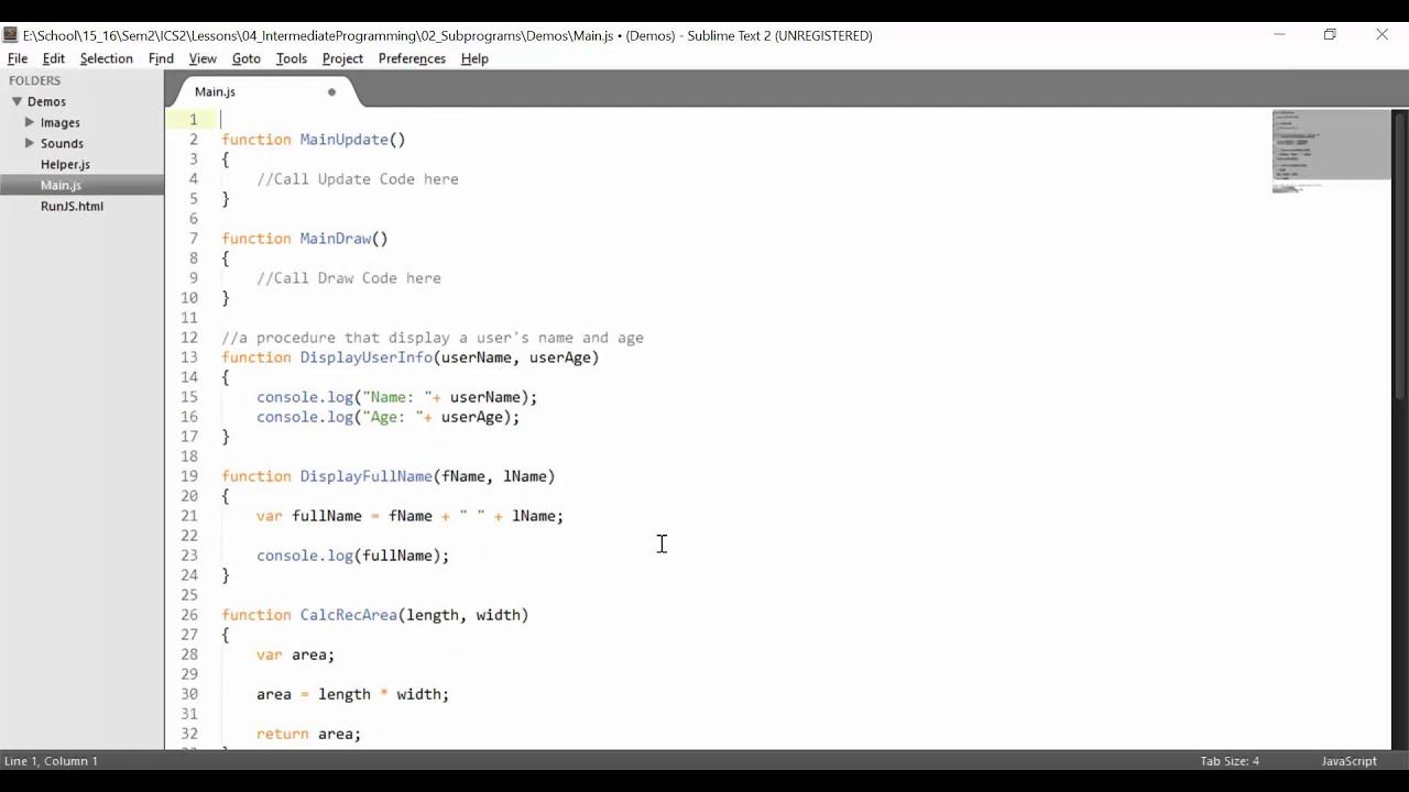 29 JS Functions - YouTube