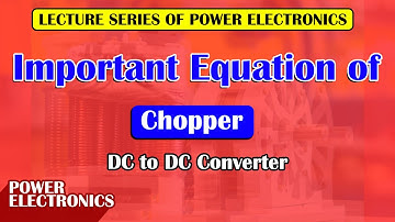 Important Example Equations of DC to DC Converter | Power Electronics