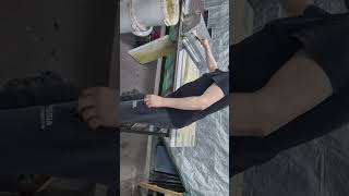картинка: Процесс производства кирпичной кладки на термопанели.