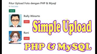 Fitur Upload Foto dengan PHP & MySQL