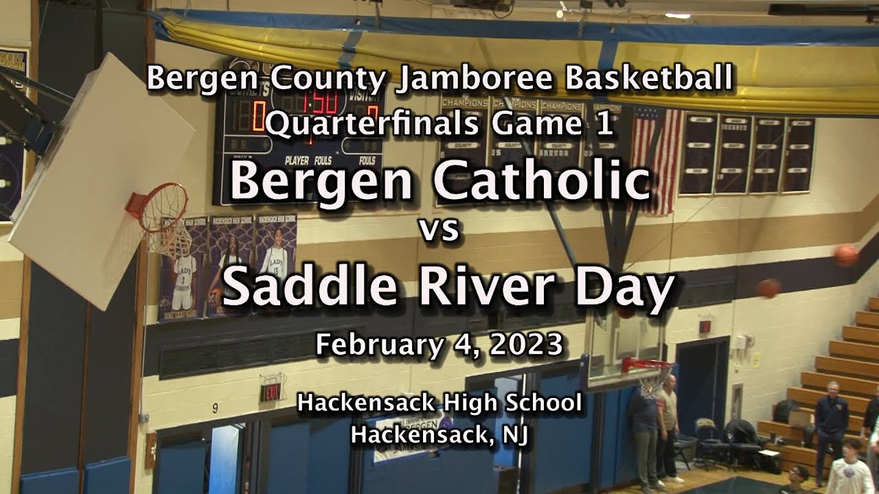 2023 Jamboree Quarter Finals Game 1 Bergen Catholic vs Saddle River Day YouTube