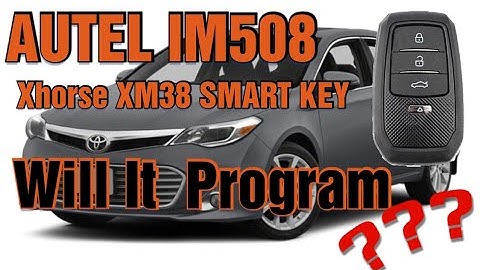 How to Add A key to a 2014 Toyota Avalon