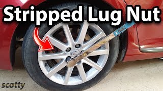 How to Remove Stripped Lug Nut Stud on Your Car