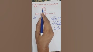 BCNF in normalisatie | Boyce Codd-normaalvorm in Dbms | #yshorts #dbms #onderwijs