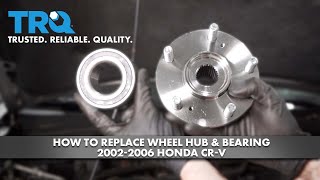 видео: Как заменить ступицу колеса и подшипник на Honda CR-V 2002-2006 годов картинка: Как заменить ступицу колеса и подшипник на Honda CR-V 2002-2006 годов
