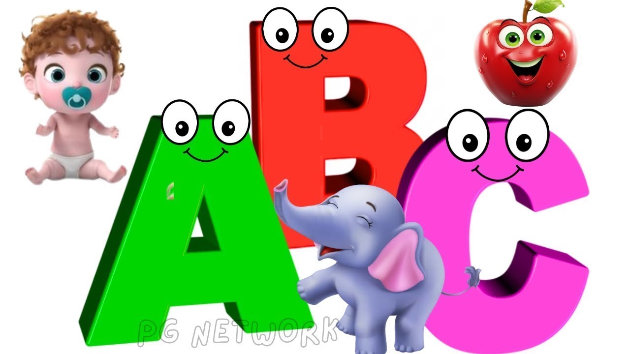 A for apple nursery rhymes abc phonics song letter song for