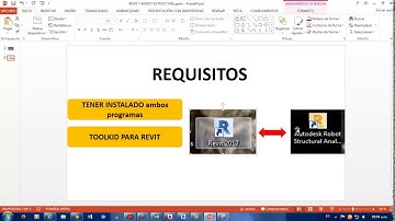 VINCULAR DE REVIT Y ROBOT ESTRUCTURE