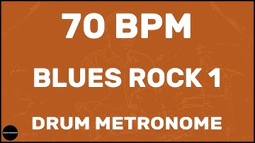 Blues Rock 1 | Drum Metronome Loop | 70 BPM