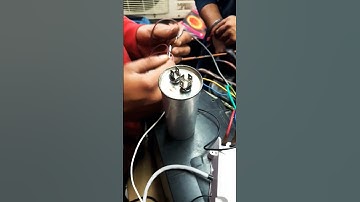 Window Ac wiring with pcb single-single capacitor call A2Z INSTITUTE LUCKNOW