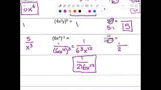 Math Apps - Unit 1 - R2 Exponent Rules Notes