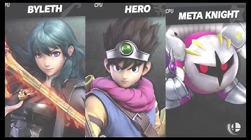 Super Smash Bros Ultimate Amiibo Fights – Byleth & Co Request 256 Byleth vs Erdrick vs GalactaKnight