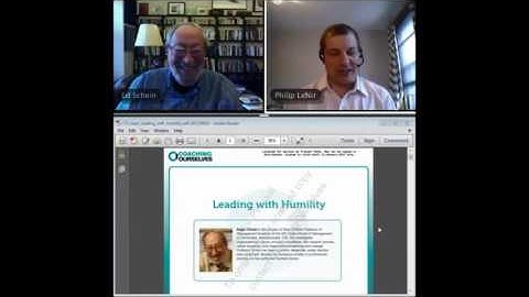 Interview with Ed Schein on Humble Consulting, Humble Inquiry and Leading with Humility