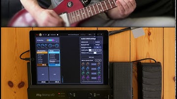 Elastic FX Update 1.2 demo jam, feating iRig Stomp I/O as foot controller