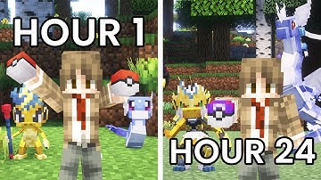 I Spent 24 Hours on the MOST POPULAR Cobblemon Server
