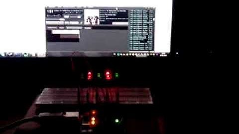Arduino + winamp + led
