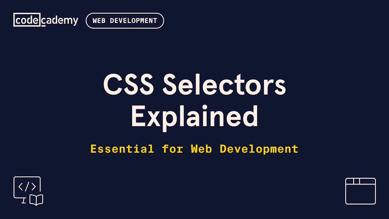 CSS Selectors Explained - Essential for Web Development! - YouTube