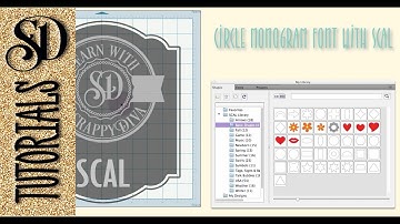 Creating circle monograms with SCAL